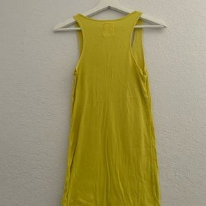 PINK Yellow Tank Top